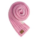 Betlewski Длинный розовый детский зимний шарф для девочек, теплый зимой