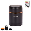 Ланч-бокс DINNER THERMOS для супа сталь 500 мл Kamille BLACK оранжевый