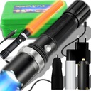 ПОЛИЦЕЙСКИЙ ВОЕННЫЙ ФОНАРЬ МОЩНЫЙ СВЕТОДИОДНЫЙ ПОИСК ЗУМА