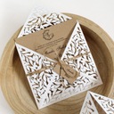 ОБРАЗЕЦ свадебных приглашений в стиле эко-рустик в стиле бохо