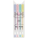 Ручки гелевые с блестками, 4 цвета, Sweet Interdruk