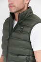 BLAUER Zelená páperová vesta pánska LOGAN 3XL Model 22WBLUX02003