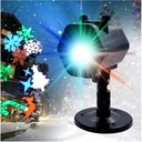 LED projektor RGB Pohyblivý vianočný 12v1 STARS Výkon 5 W