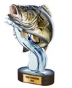 PUCHAR STATUETKA RYBA - WĘDKARSTWO