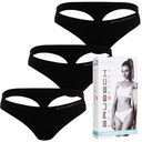 ZESTAW STRINGI 3szt BRUBECK COMFORT COTTON S