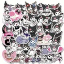 НАКЛЕЙКИ SANRIO KUROMI STICKER MIX ВОДОНЕПРОНИЦАЕМЫЕ 50 шт.