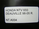 КРИЛО ПІДКРИЛОК HONDA NTV 650 DEAUVILLE 98-05R  (16810364255) фото min 6