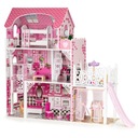Drevený domček pre bábiky s výťahom xxl šmýkačka ECOTOYS Vek dieťaťa 3 roky +