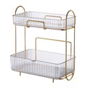 3-poziomowy pojemnik na organizery na biurko, przezroczysty