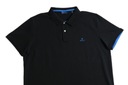 GANT__CZARNA KOSZULKA POLO LOGO__XXL