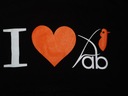 T-shirt I Love AB rozmiar S Kolor czarny