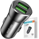 ROCK H8 Strong Автомобильное зарядное устройство ДЛЯ АВТОМОБИЛЯ 2x USB 2.4A 12/24V