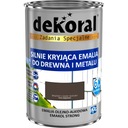 Dekoral Emakol Strong Brązowy CiemnyMat 0,9l Farba Wielkość opakowania 0.9 l