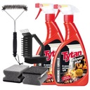 НАБОР ДЛЯ ЧИСТКИ ГРИЛЯ 2x ГУБКА ДЛЯ ТИТАНОВОЙ ЖИДКОЙ ЩЕТКИ