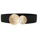 ДЕКОРАТИВНАЯ РЕЗИНОВАЯ ПОЛОСКА, ШИРОКАЯ, СТИЛЬНАЯ КРУГЛАЯ ТАБЛИЧКА