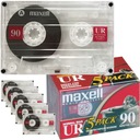 5pcs maxell ur90 ca кассеты 90 мин