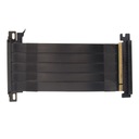 ЛЕНТА PCI-E 4.0 X16 70 СМ, ЧЕРНАЯ