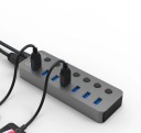АДАПТЕР HUB STATION 7W1 USB 3.0 12V 5GBPS EXCHANGER Zenwire