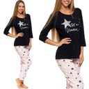 Длинная женская пижама Moraj со звездами 5600-002 3XL