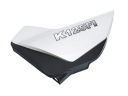Крышка боковая нижняя Romet K125 2019, левая, серебристая