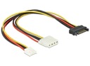 Внутренний кабель питания MOLEX(F) +FLOPPY(F) – SATA(M)
