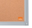 Пробковая доска Nobo Essentials, алюминиевая рама - 60x45 см