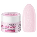 CLARESA Soft and Easy 12 г САМОВЫРАВНИВАЮЩИЙСЯ ГЕЛЬ ДЛЯ НАРАЩИВАНИЯ НОГТЕЙ Glam Pink