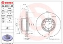 DISCOS ZAPATAS PARTE TRASERA BREMBO IVECO DAILY VI CAJA 