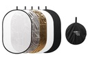 Отскок GlareOne 5в1 102x153 см серебристый золотой для улицы