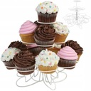 БЕЛАЯ МЕТАЛЛИЧЕСКАЯ ПОДСТАВКА ДЛЯ МАФФИНОВ