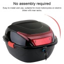 AUMOTOP 28L MOTORCYCLE BOX REAR REAR TRUNK BIG CAPACITY L4  photo 7