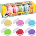 НАБОР МАКАРУНС CLAYDOLL FOAM PLAYSTINE PASTE из 6 штук