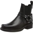 МУЖСКИЕ ЧЕРНЫЕ КОЖАНЫЕ БОТИНКИ WOODLAND 46 1ŻDA