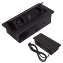 РОЗЕТКА, СКРЫТАЯ В СТОЛЕШНИЦУ + 2 РОЗЕТКИ USB