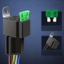 2X РЕЛЕ АВТО 12V 30A Z ПРЕДОХРАНИТЕЛЕМ + ГНЕЗДО 5PIN  фото 11