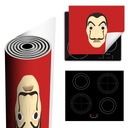 ЗАЩИТНЫЙ КОВРИК ДЛЯ ПЛИТЫ - MORE SPACE 60x52 красный - маска