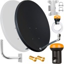 СПУТНИКОВАЯ АНТЕННА 90 ОДИНОЧНАЯ HD 4K НАБОР