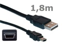 Kabel MiniUSB mini USB Pad PS3 1,8m Lanberg Producent Lanberg