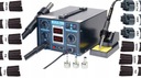 Аппарат для сварки пластика WEP 706 + 11 ТИПОВ НАСАДОК ДЛЯ СВЯЗУЮЩЕГО СВЯЗИ