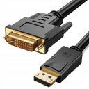 Kabel DVI Displayport DP do DVI 2m Display port