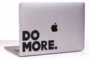 Naklejka na MacBooka Apple minimal Do More
