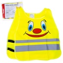 ДЕТСКИЙ Светоотражающий жилет, ЖЕЛТЫЙ, РАЗРЕШЕН ДЛЯ ДОРОЖНОГО ДВИЖЕНИЯ