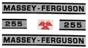 НАКЛЕЙКИ НА КАПОТ MASSEY FERGUSON MF255