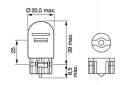 ЛАМПОЧКА BOSCH 1 987 301 079 W21/5W 21 W  (18302042221) фото min 15