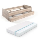 ДЕТСКАЯ кроватка ENZO 200X90 SONOMA + МАТРАС