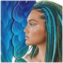 СИНТЕТИЧЕСКАЯ КОСИКА ДЛИННАЯ ОМБРЕ 120 СМ РАЗНОЦВЕТНАЯ КОСИКА