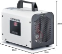 GÉNÉRATEUR OZONU OZONATOR CREWORKS W15 75W 15G/H VERS POMIESZCZEN 300 M²photo 6