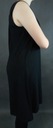 Čierne šaty bez rukávov bavlnené SHEEGO 42 Veľkosť 42