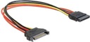Gembird SATA 15pin SATA 15pin, 0,3 м, многоцветный (CCSATAMF01)
