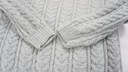 Sweterek z golfem warkocze r 110/116 Rękaw długi rękaw